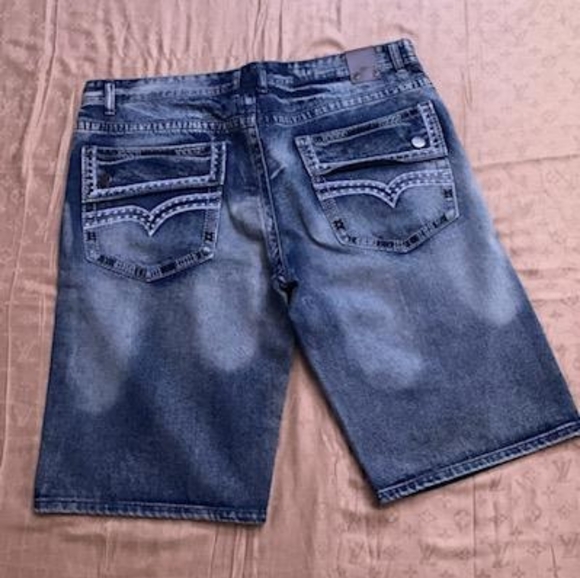 GS-115 denim shorts - Picture 2 of 3